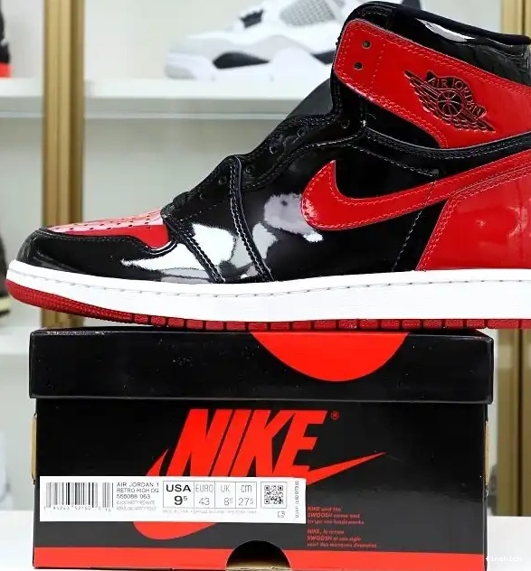 OG PATENT BRED HIGH 1 AIR JORDAN 0413
